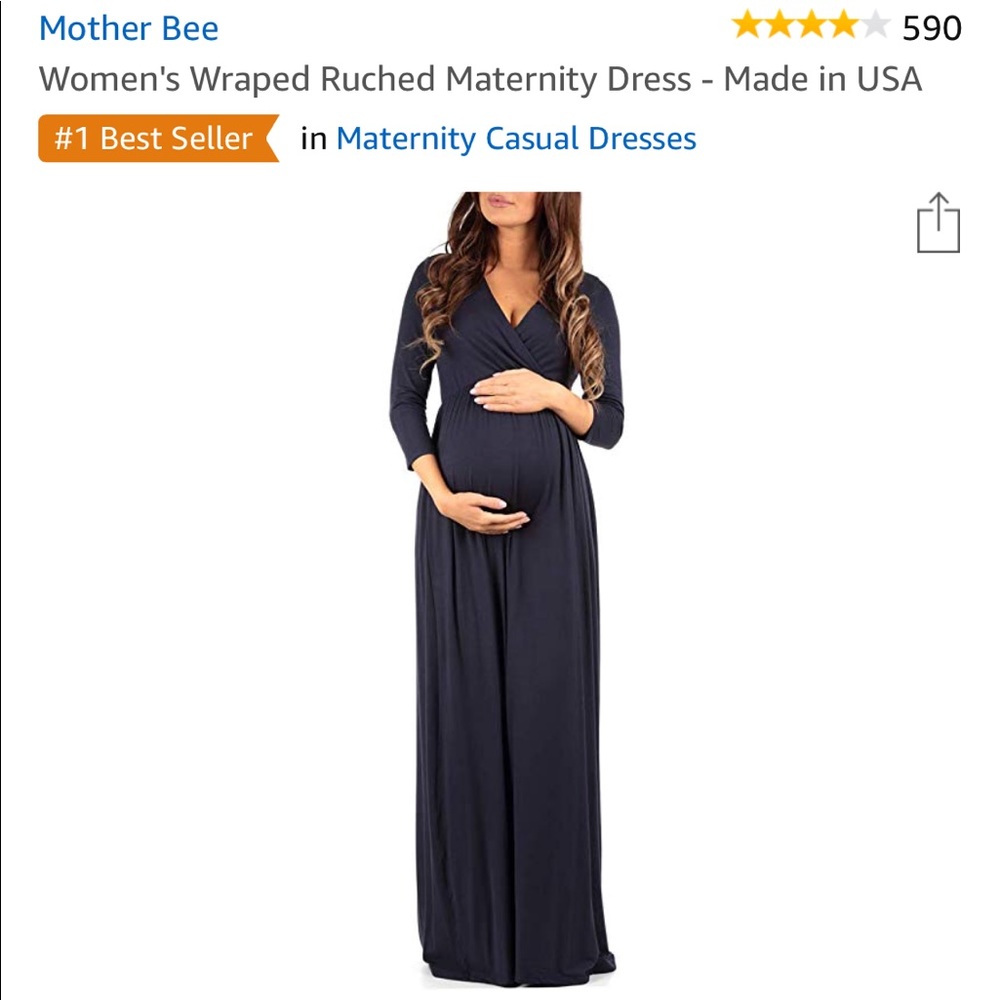 Mother Bee maternity maxi dress